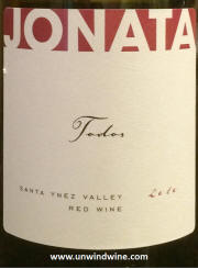 Todoz Jonata Santa Ynez Valley Red Wine 2010