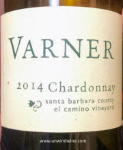 Varner Santa Barbara Cnty El Camino Vineyard Chardonnay 2014