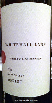 Whitehall Lane Napa Valley Merlot 2011