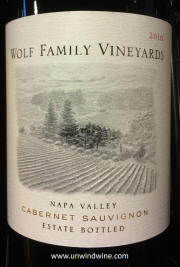 Wolf Family Vineyards Napa Valley Cabernet Sauvignon 2010