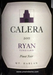 Calera Ryan Vineyard Mt Harlan Pinot Noir 2011