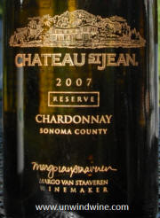 Chateau St Jean Chardonnay Reserve 2007