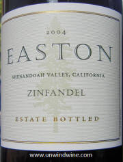 Easton Shenandoah Valley Zinfandel 2004