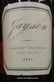 Pahlmeyer Jayson Napa Valley Cabernet Sauvignon 2011