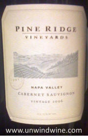 Pine Ridge Napa Valley Cabernet Sauvignon 2006