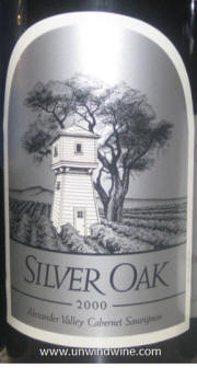 Silver Oak Cellars Alexander Valley Cabernet Sauvignon 2000
