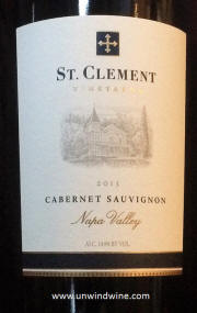 St Clement Vineyards Napa Cabernet Sauvignon 2013