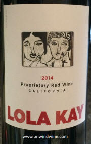 Rubissow Lola Kay Proprietary Red Wine 2014
