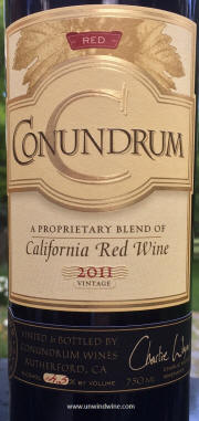 Caymus Conundrum California Red Wine 2011