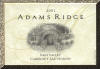 Adams Ridge Label