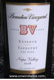 Beaulieu Vineyards Tapestry Reserve 2008