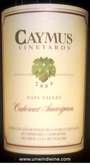 Caymus Estate Napa Valley Cabernet Sauvignon 2009