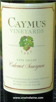Caymus Estate Napa Valley Cabernet Sauvignon 1995