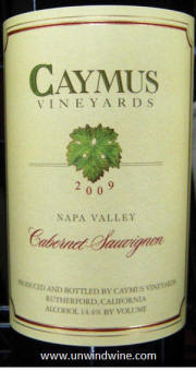 Caymus Vineyards Napa Valley Cabernet Sauvignon 2009