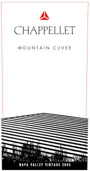 Chappellet Napa Valley Mountain Cuvee label on McNees Winesite