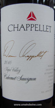 Chappellet Signature Napa Valley Cabernet Sauvignon 2010