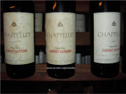 Chappellet Vineyards Napa Valley Cabernet Sauvignon 1980-81-82 