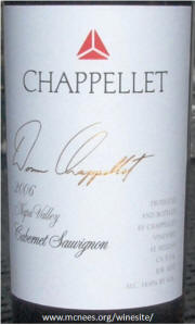 Chappellet Signature Napa Valley Cabernet Sauvignon 2006