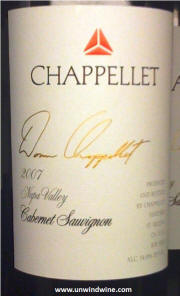 Chappellet Signature Napa Valley Cabernet Sauvignon 2007 