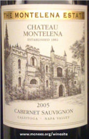 Chateau Montelena Napa Cabernet Sauvignon 2005