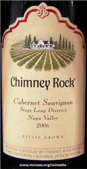 Chimney Rock Napa Valley Cabernet Sauvignon 2006