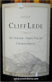 Cliff Lede Mt Veeder Chardonnay 2003