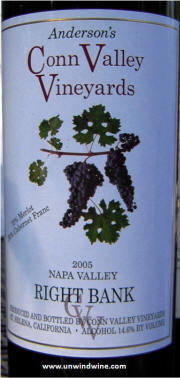Conn Valley Vineyards Napa Valley Right Bank 2005