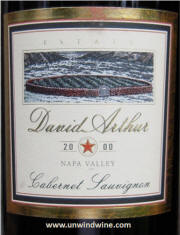 David Arthur Napa Cabernet Sauvignon 2000