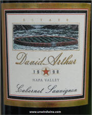 David Arthur Napa Valley Cabernet Sauvignon 1998