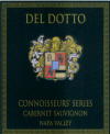 Del Dotto Napa Valley Connoisseur Series label on McNees.org/winesite