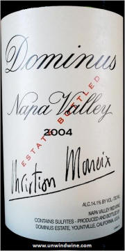 Dominus Estate Napa Valley Red Wine 2004
