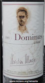 Dominus Estate Napa Valley Red Wine 1985
