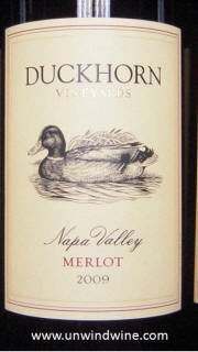 Duckhorn Napa Valley Merlot 2009