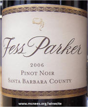 Fess Parker Santa Barbara Pinot Noir 2006