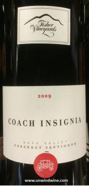 Fisher Vineyards Coach Insignia Cabernet Sauvignon 2009