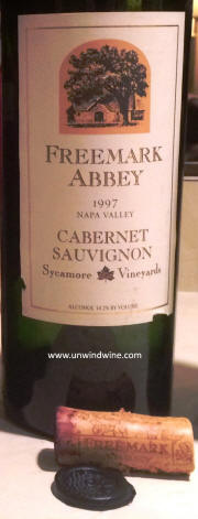 Freemark Abbey Sycamore  Vineyard Napa Valley Cabernet 1997