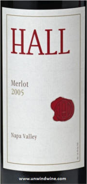 Hall Napa Valley Merlot 2005