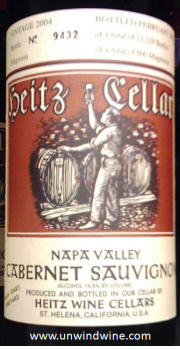Heitz Cellars Napa Valley Bella Oaks Cabernet Sauvignon 2004