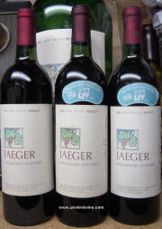 Jaeger Inglewood Vineyard Napa Valley Merlot 1981-1983