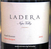Ladera Napa Valley Howell Mountain Cabernet Sauvignon 2005 Label