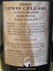 Lewis Cellars Alec's Blend 2005