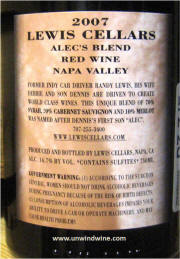 Lewis Cellars Alec's Blend 2007