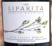Liparita Howell Mtn Napa Valley Merlot 1996 