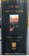 Snowden Lost Vineyard Cabernet Sauvignon 1997
