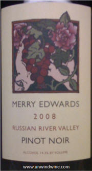 Merry Edwards Russian River Valley Pinot Noir 2008