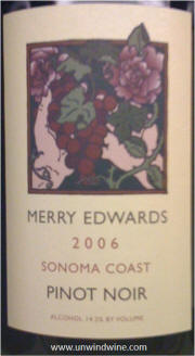 Merry Edwards Sonoma Coast Pinot Noir 2006