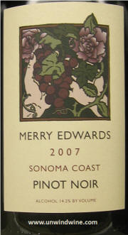Merry Edwards Sonoma Coast Pinot Noir 2007