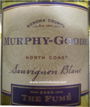 Murphy Goode Fume California North Coast Sauvignon Blanc 2008
