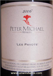 Peter Michael Les Pavots 2006 