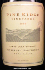Pine Ridge Napa Valley Stags Leap Cabernet Sauvignon 2006
